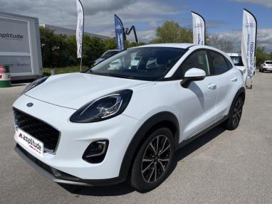 Voir le détail de l'offre de cette FORD Puma 1.0 Flexifuel 125ch S&S mHEV Titanium de 2021 en vente à partir de 218.76 €  / mois