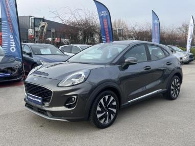 Voir le détail de l'offre de cette FORD Puma 1.0 EcoBoost 125ch S&S mHEV Titanium Business Powershift de 2022 en vente à partir de 217.42 € / mois