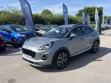 Voir le détail de l'offre de cette FORD Puma 1.0 Flexifuel 125ch S&S mHEV Titanium de 2022 en vente à partir de 198.27 €  / mois