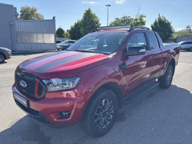 Voir le détail de l'offre de cette FORD Ranger 2.0 TDCi 213ch Super Cab Stormtrak BVA10 de 2022 en vente à partir de 488.73 €  / mois
